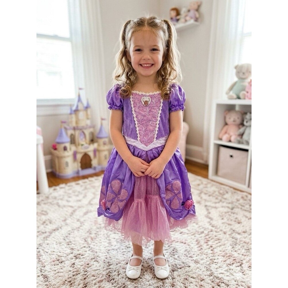 Disney Sofia The First Halloween Costume Purple Size 3t / 4t READ Please